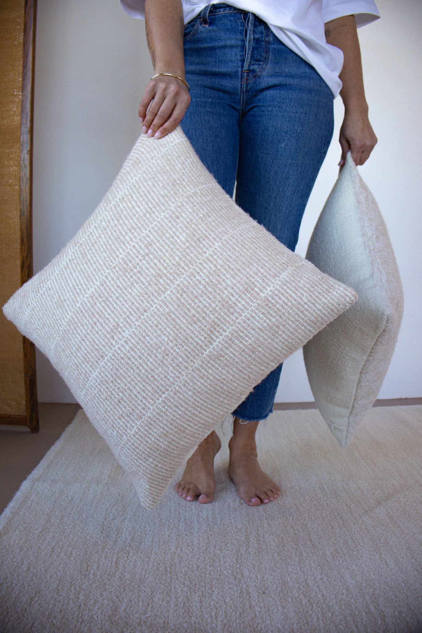 LÍNEO PILLOW - NATURAL/CREAM