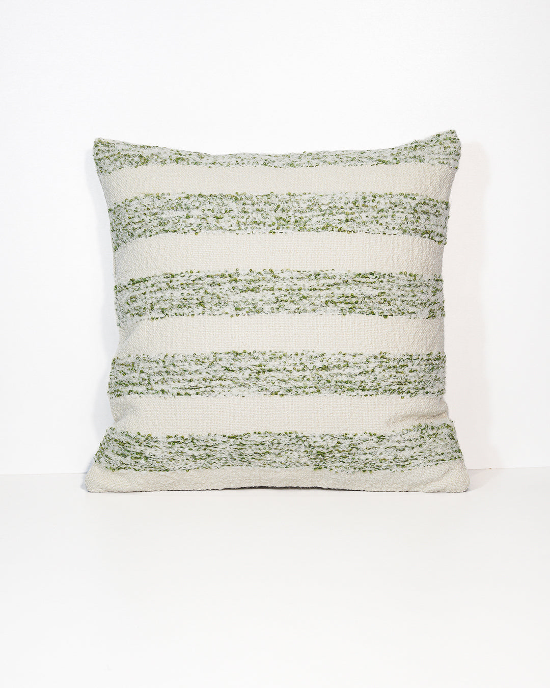 RAYADA PILLOW - NATURAL/GREEN